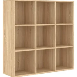 vidaXL - Boekenkast - Bruin - Bewerkt hout