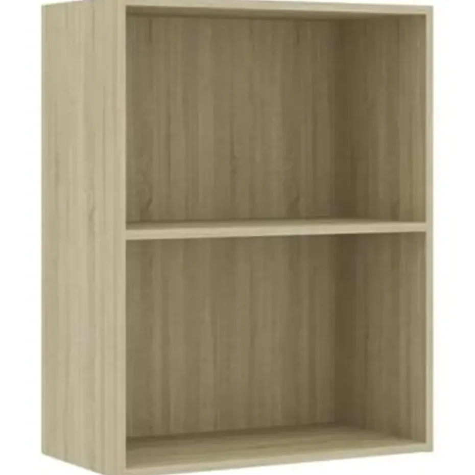 vidaXL - Boekenkast - Bruin - Bewerkt hout