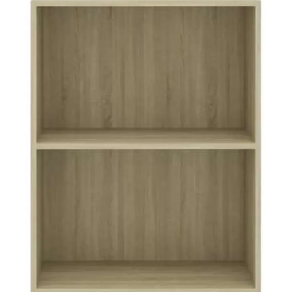 vidaXL - Boekenkast - Bruin - Bewerkt hout