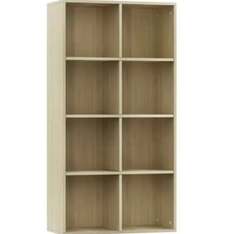 vidaXL - Boekenkast - Bruin - Bewerkt hout