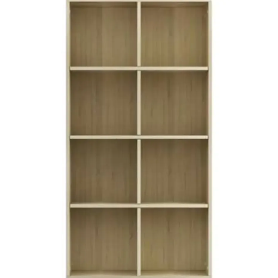 vidaXL - Boekenkast - Bruin - Bewerkt hout