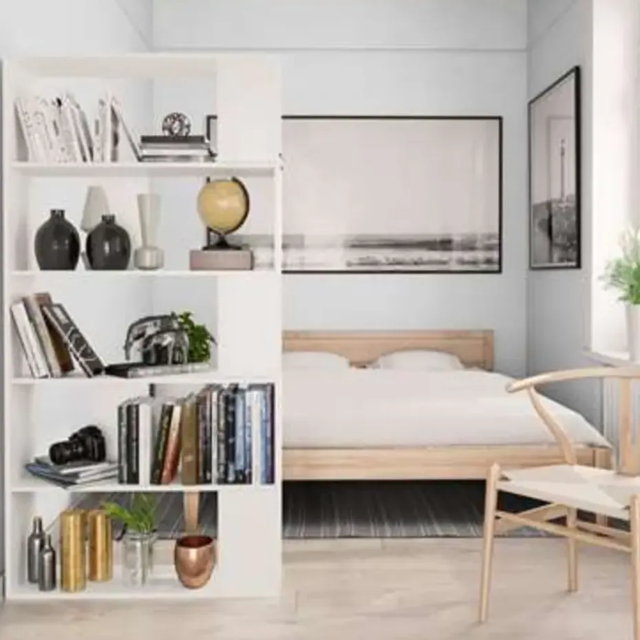 vidaXL - Boekenkast - Wit - Bewerkt hout