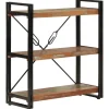 vidaXL - Boekenkast 3-laags - Multikleur - Gerecycled hout - 77 x 30 x 80 cm