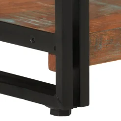 vidaXL - Boekenkast 3-laags - Multikleur - Gerecycled hout - 77 x 30 x 80 cm