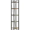 vidaXL - Boekenkast met 5 schappen - Multikleur - Hout - 40 x 30 x 180 cm