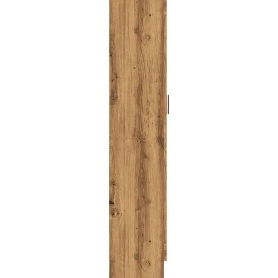 vidaXL - Boekenkast met schappen en 2 deuren - Artisan eiken - 82.5x30.5x150 cm