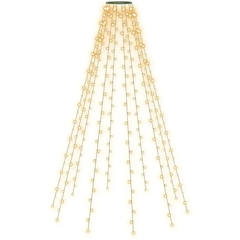 vidaXL - Boomverlichting - Groen - PVC