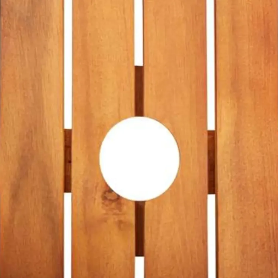 vidaXL - Buiten Eettafel - Bruin - Hout - 215 x 90 x 74 cm