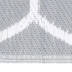 vidaXL - Buitenkleed - Grijs - Polypropyleen - 80 x 250 cm