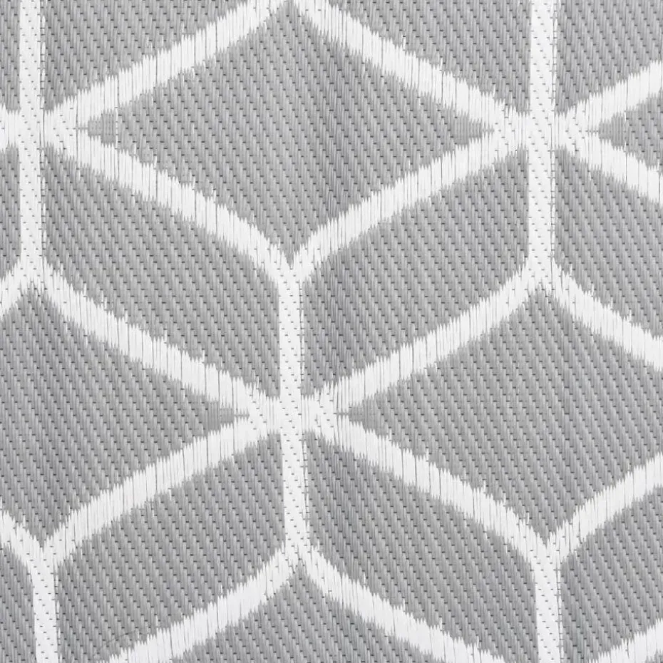 vidaXL - Buitenkleed - Grijs - Polypropyleen - 140 x 200 cm
