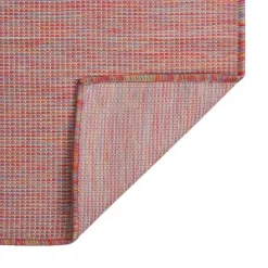 vidaXL - Buitenkleed - Rood - Kunststof - 120 x 170 cm