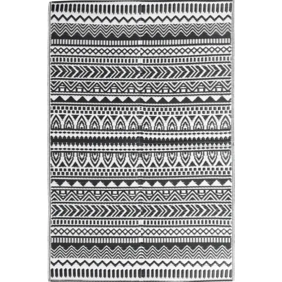 vidaXL - Buitenkleed - Zwart - Polypropyleen - 190 x 290 cm