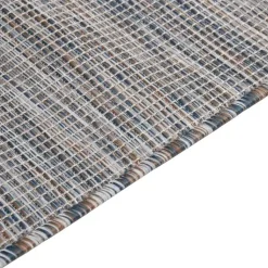 vidaXL - Buitenkleed - Zwart - Kunststof - 120 x 170 cm