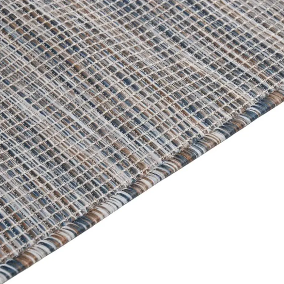 vidaXL - Buitenkleed - Zwart - Kunststof - 120 x 170 cm