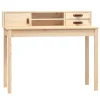 vidaXL - Bureau - Bruin - Grenenhout