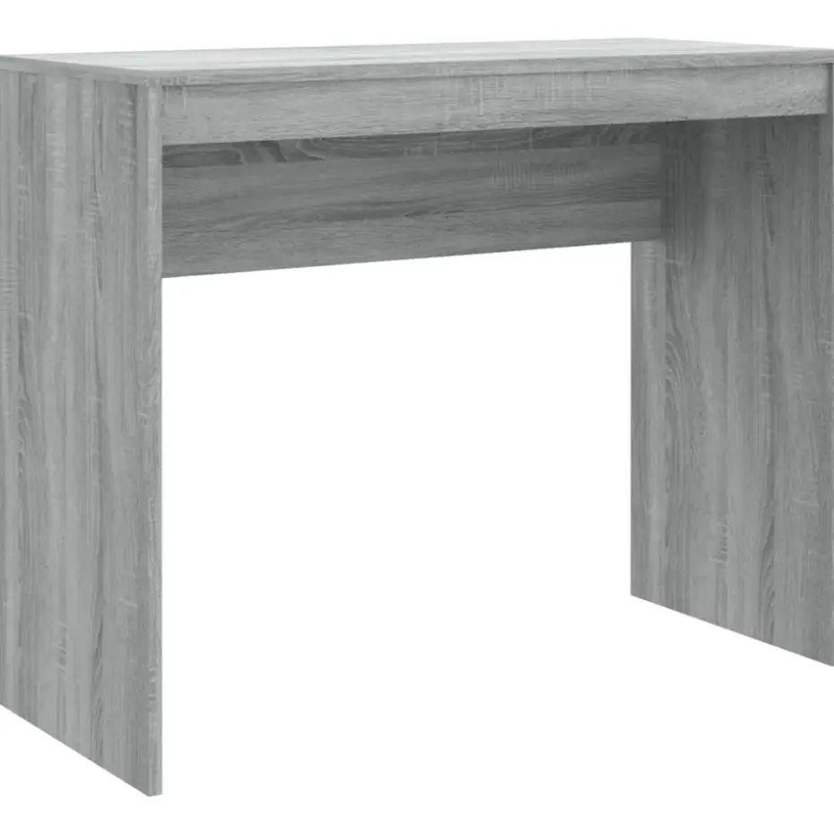 vidaXL - Bureau - Grijs - Bewerkt hout