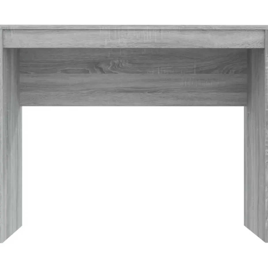 vidaXL - Bureau - Grijs - Bewerkt hout