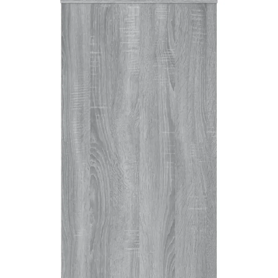 vidaXL - Bureau - Grijs - Bewerkt hout