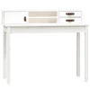 vidaXL - Bureau - Wit - Grenenhout