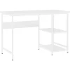 vidaXL - Bureau - Wit - MDF
