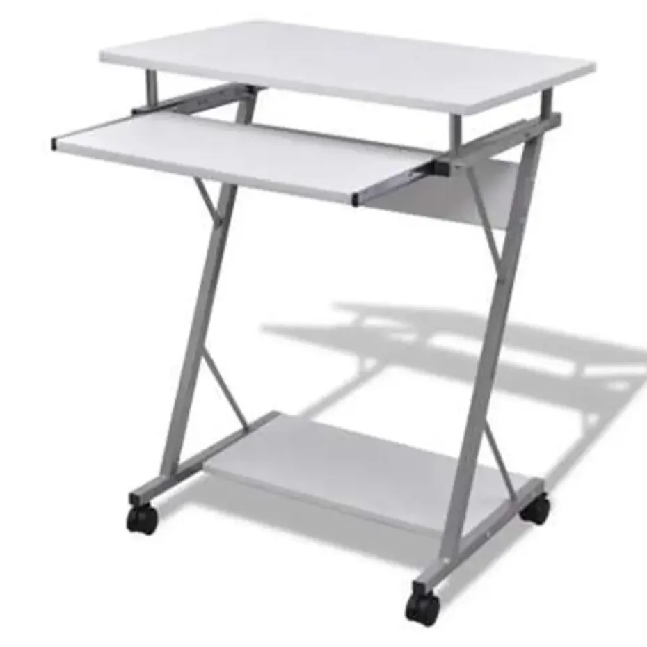vidaXL - Bureau - Wit - MDF