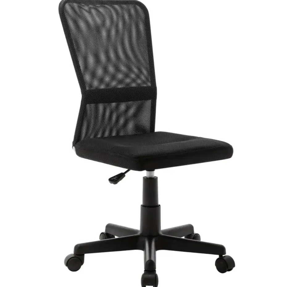 vidaXL - Bureaustoel - Zwart - Gaas