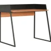 vidaXL - Computertafel - Zwart - Bewerkt hout