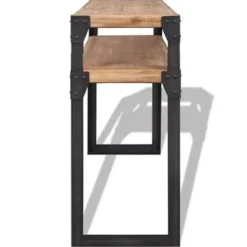 vidaXL - Consoletafel - Bruin - Hout