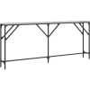 vidaXL - Consoletafel - Grijs sonoma eiken - Bewerkt hout - 180x23x75 cm
