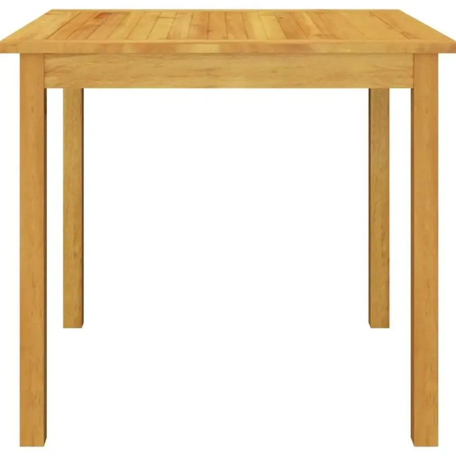 vidaXL - 5-delige Tuinset grijs - 4 verstelbaar stoelen en 85x85 cm tafel