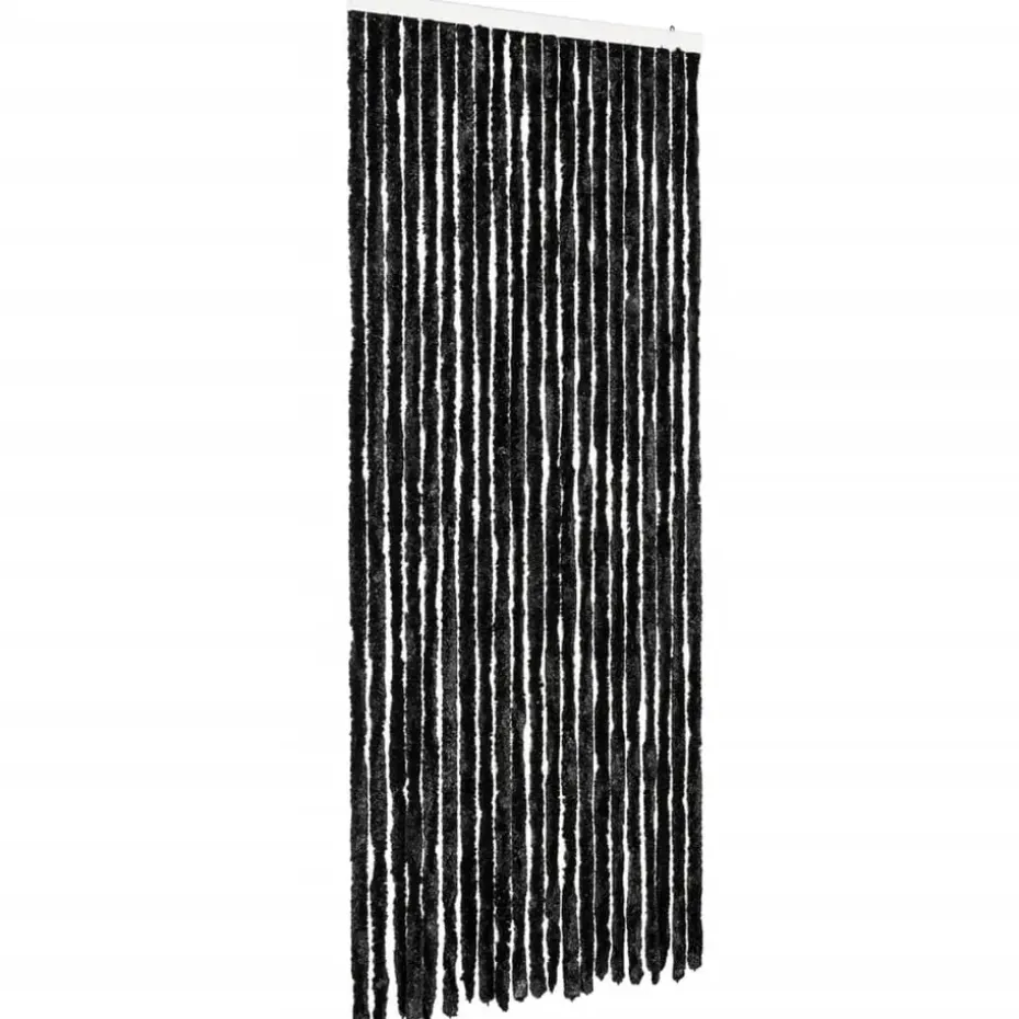 vidaXL - Deurgordijn - Antraciet - Polypropyleen - 90 x 200 cm