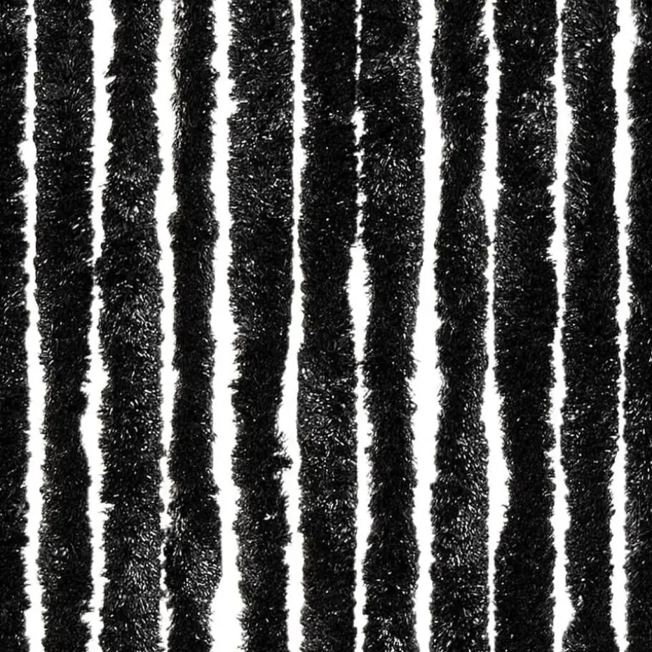 vidaXL - Deurgordijn - Antraciet - Polypropyleen - 90 x 200 cm