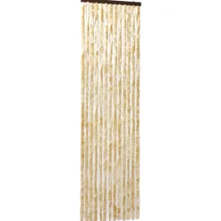 vidaXL - Deurgordijn - Beige - Polypropyleen - 90 x 200 cm
