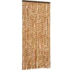 vidaXL - Deurgordijn - Geel - Polypropyleen - 90 x 220 cm