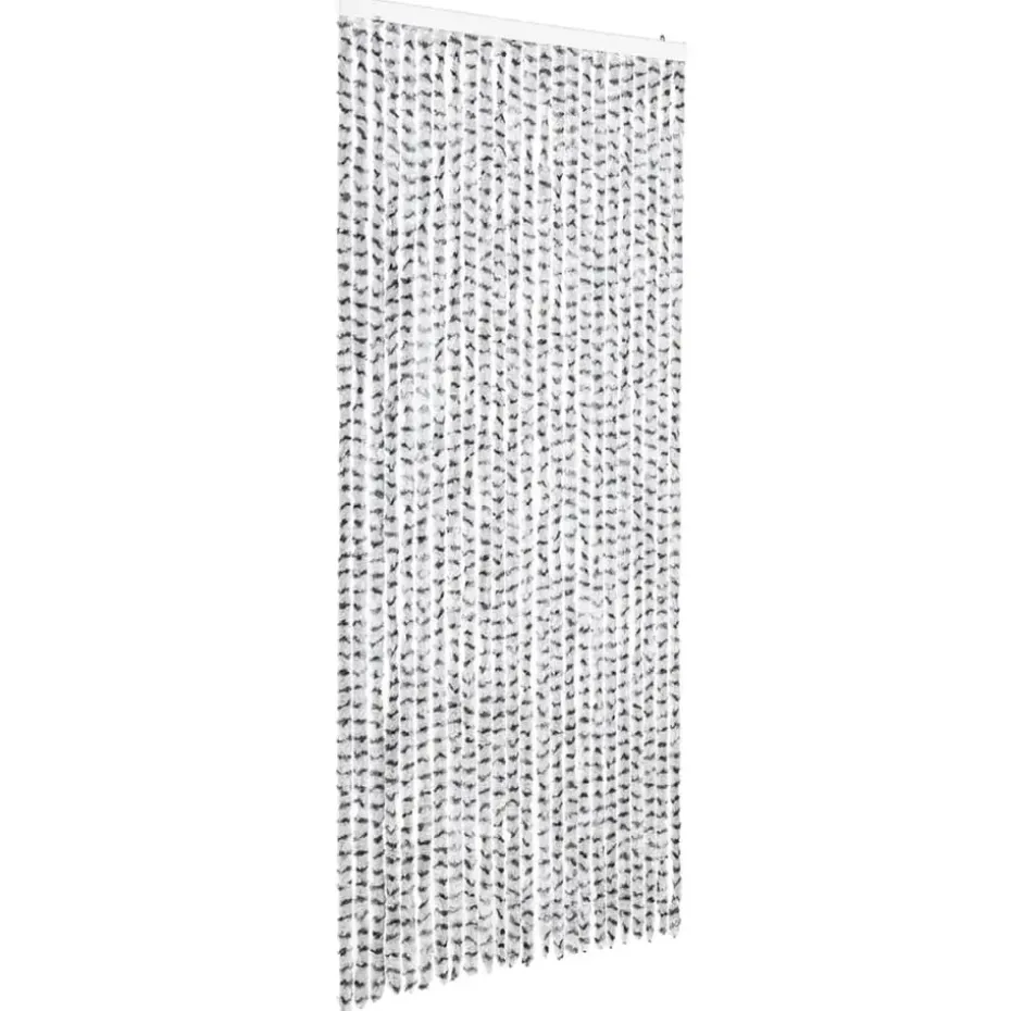 vidaXL - Deurgordijn - Grijs - Polypropyleen - 100 x 220 cm