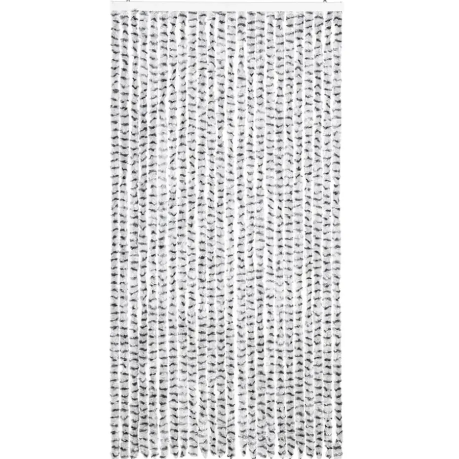 vidaXL - Deurgordijn - Grijs - Polypropyleen - 100 x 220 cm