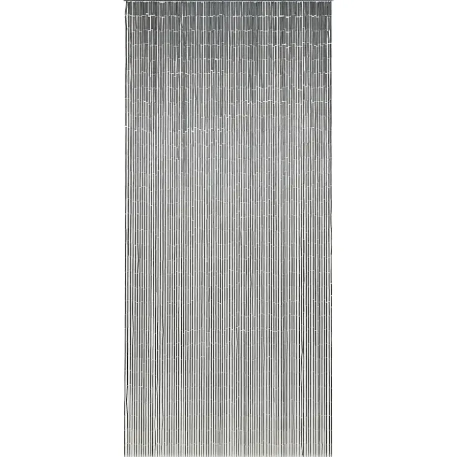 vidaXL - Deurgordijn - Grijs - Bamboe - 90 x 200 cm
