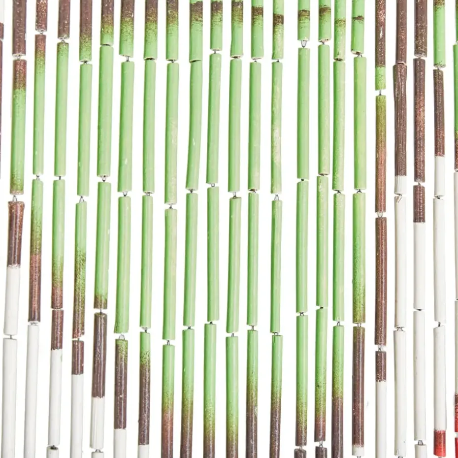 vidaXL - Deurgordijn - Multikleur - Bamboe - 90 x 200 cm