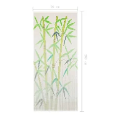 vidaXL - Deurgordijn - Multikleur - Bamboe - 90 x 200 cm