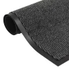 vidaXL - Deurmat - Antraciet - Stof - 120 x 180 cm - 2 stuks