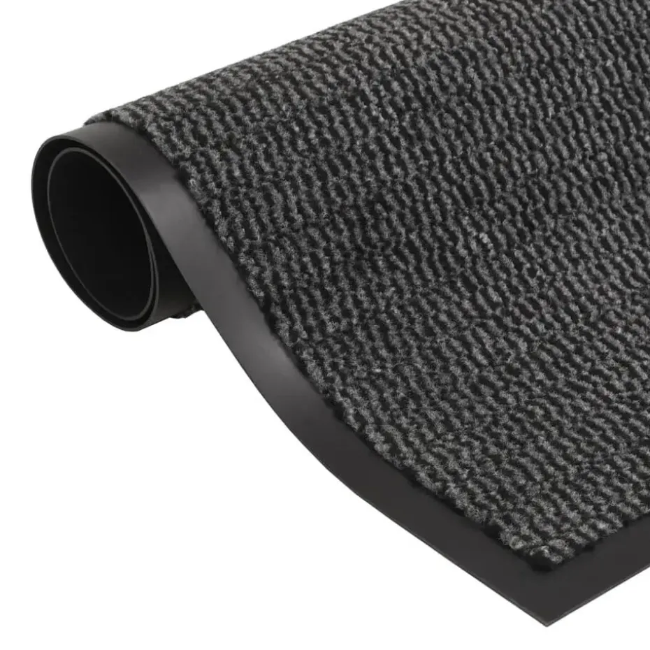 vidaXL - Deurmat - Antraciet - Stof - 120 x 180 cm