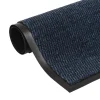 vidaXL - Deurmat - Blauw - Stof - 80 x 120 cm