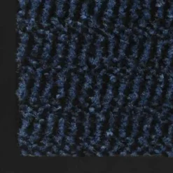 vidaXL - Deurmat - Blauw - Stof - 80 x 120 cm