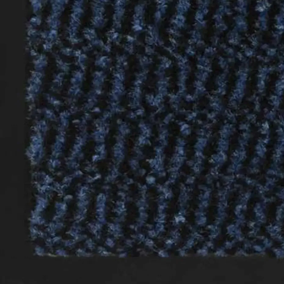vidaXL - Deurmat - Blauw - Stof - 60 x 90 cm