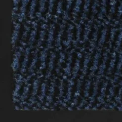 vidaXL - Deurmat - Blauw - Stof - 60 x 90 cm - 2 stuks