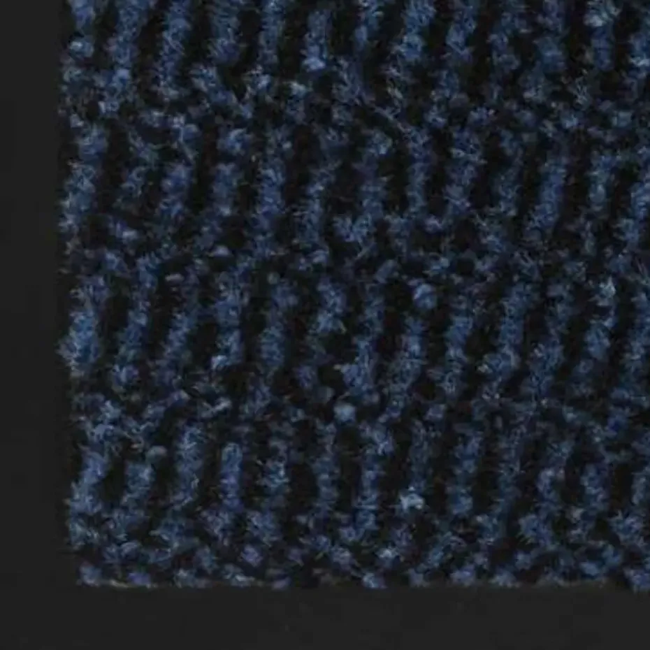 vidaXL - Deurmat - Blauw - Stof - 60 x 90 cm - 2 stuks