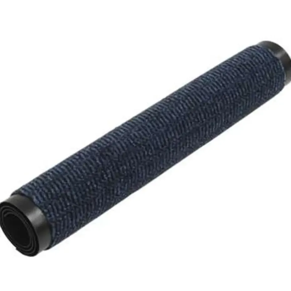vidaXL - Deurmat - Blauw - Stof - 60 x 90 cm - 2 stuks