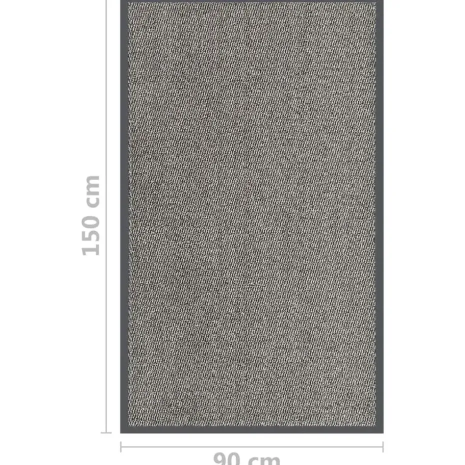vidaXL - Deurmat - Bruin - Polypropyleen - 90 x 150 cm