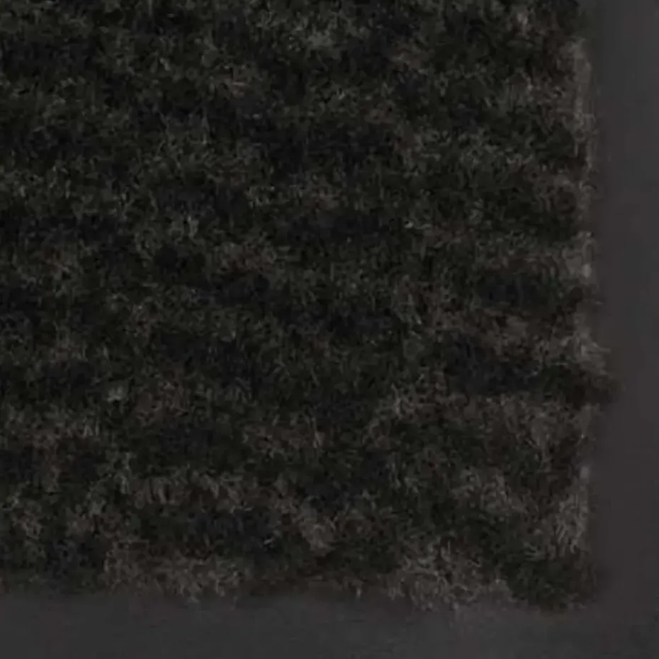 vidaXL - Deurmat - Zwart - Stof - 60 x 90 cm - 2 stuks