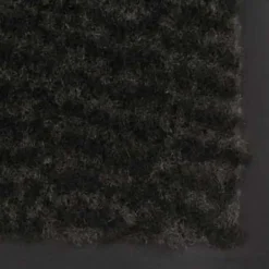 vidaXL - Deurmat - Zwart - Stof - 90 x 150 cm